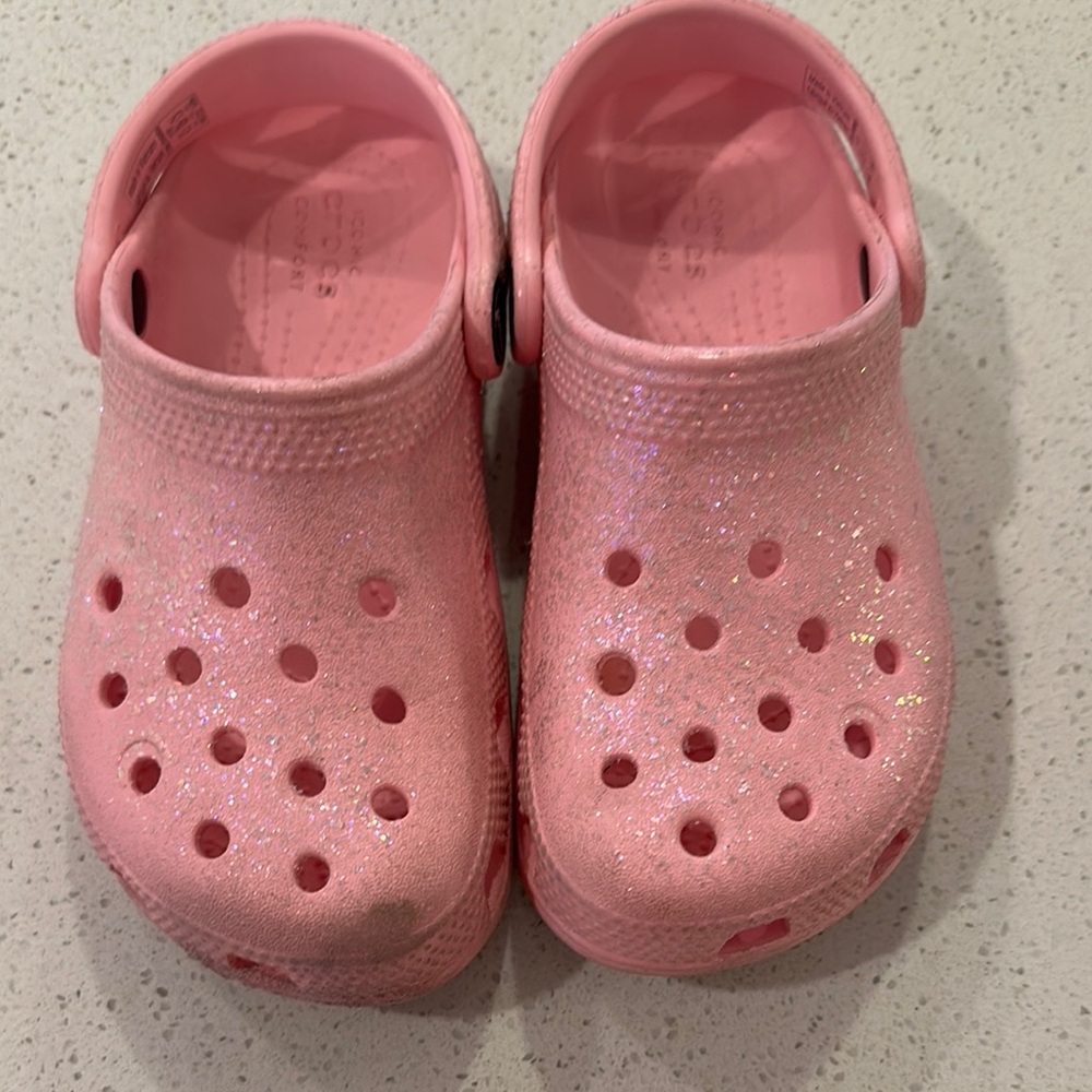 CROCS Pink Water Shoes with Ventilation Holes